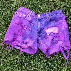 Vintage Ralph Lauren Distressed Denim Jean Shorts